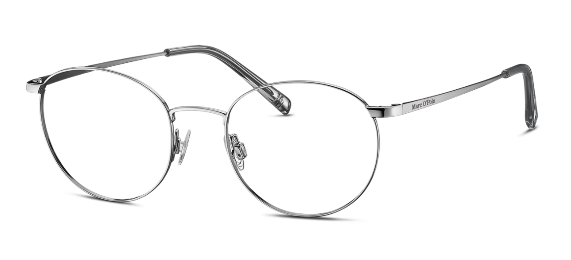 MARC O'POLO Eyewear 502157 00 – Schmale graue Metallbrille
